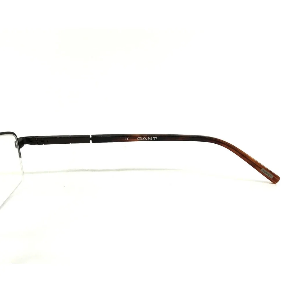 Gant Eyeglasses Frames G HEIGHTS BRN Brown Tortoise Rectangle Half Rim 54-18-140